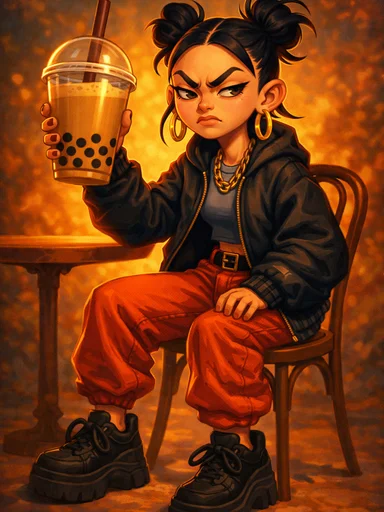 Bubble Tea Baddie