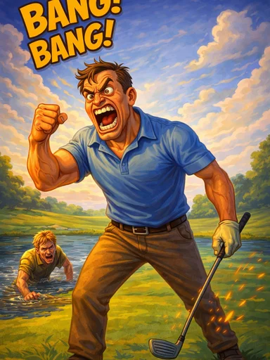 Pissed Off Golfer